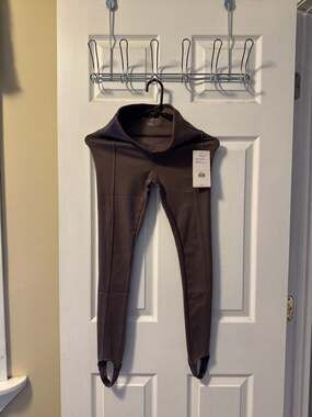 Danskin Women's Stirrup Leggings in Plum Truffle